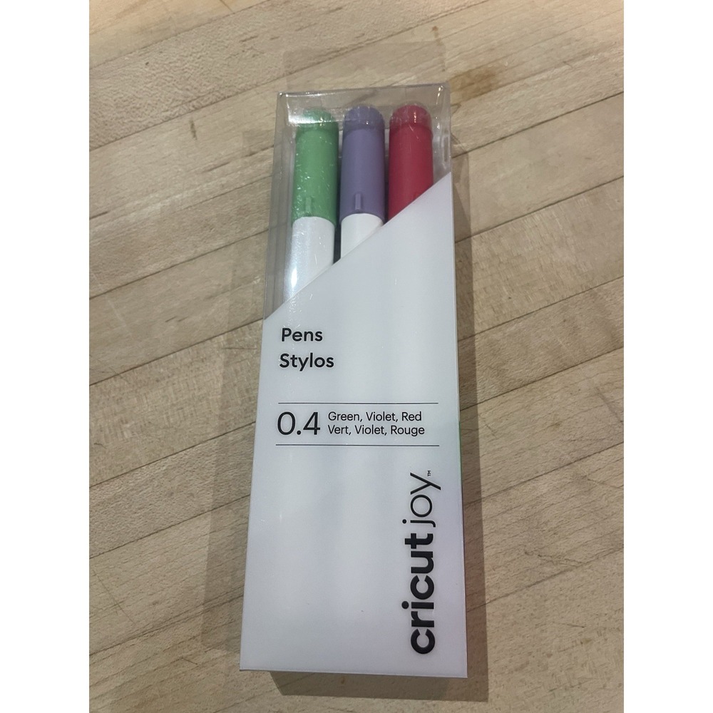 Cricut Joy 3 Pack 0.4 Green, Violet, Red Pens